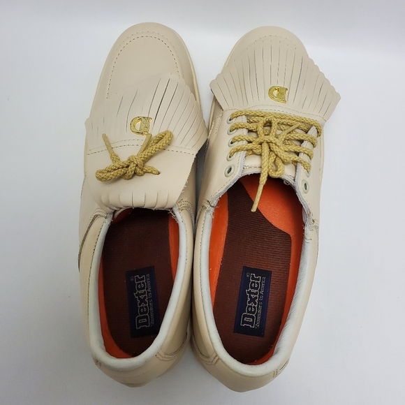 Dexter Shoemakers To America Tassel Loafers Golfer Shoes Sz 9.5 M FS910-6 Beige main image 5